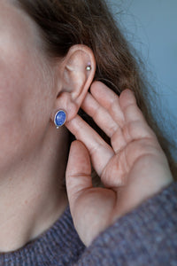 Tanzanite Stud Earrings