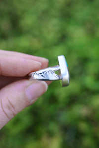 Mountain Rivers Ring with Royston Ribbon Turquoise- Size 7.25
