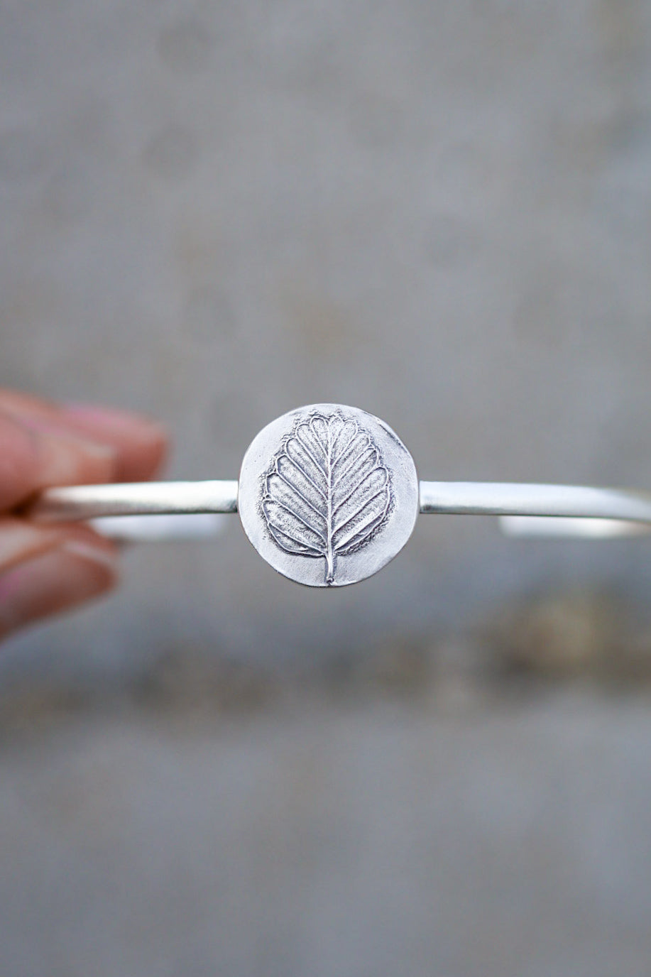 Myrtle Leaf Cuff Bracelet