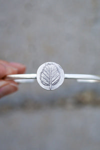 Myrtle Leaf Cuff Bracelet