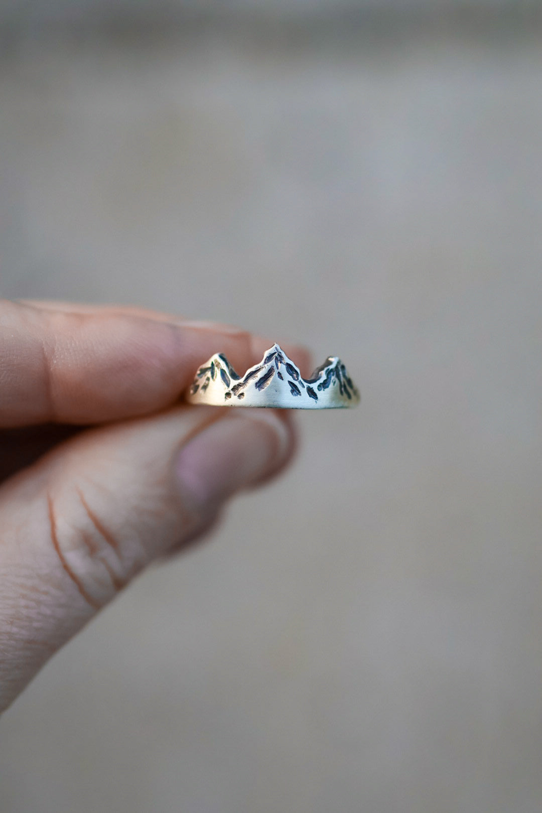 Mountain Ranges Ring- Size 6