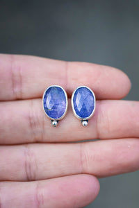 Tanzanite Stud Earrings