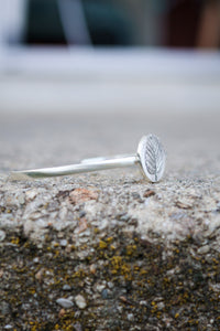 Myrtle Leaf Cuff Bracelet