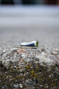 Peridot Signet Ring- Size 7