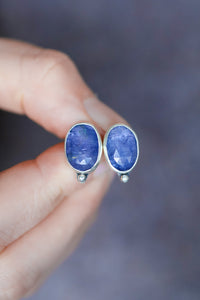 Tanzanite Stud Earrings