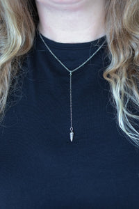 Sea Siren Necklace with Ammonite & Abalone Inlay