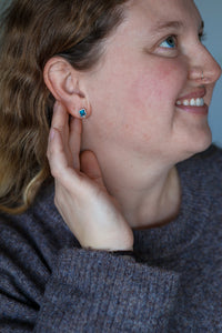 Boulder Opal Stud Earrings