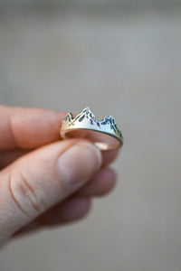 Mountain Ranges Ring- Size 6