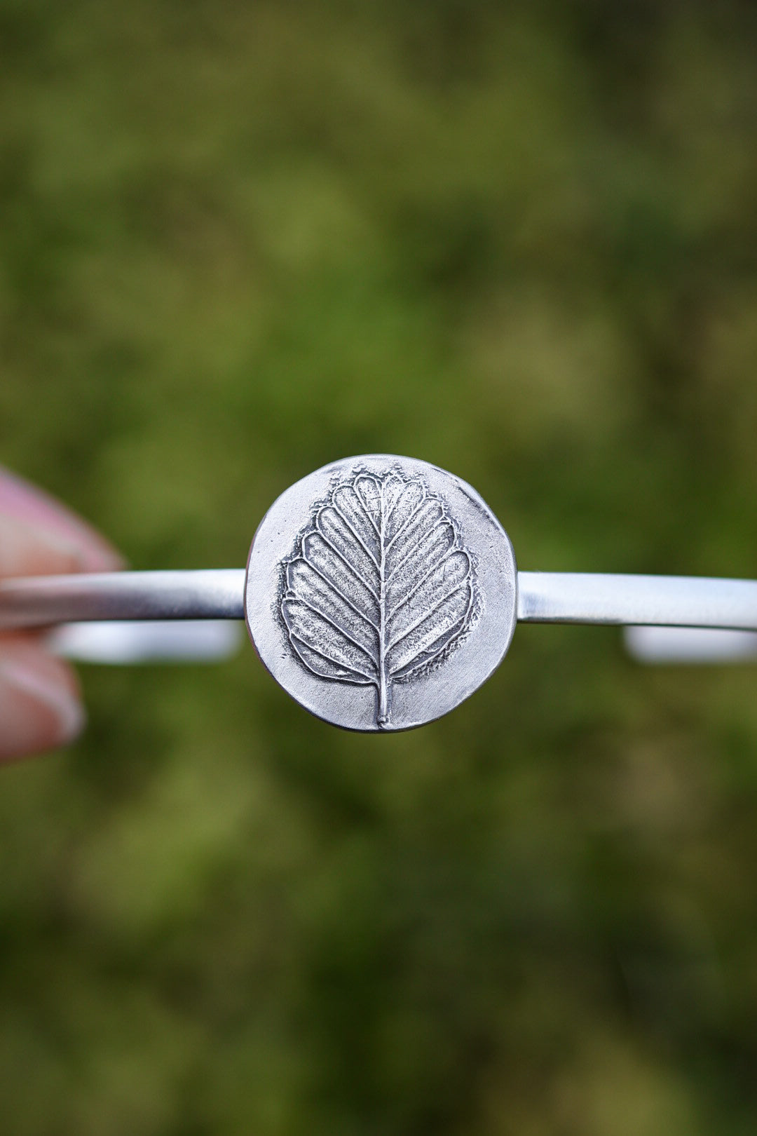 Myrtle Leaf Cuff Bracelet