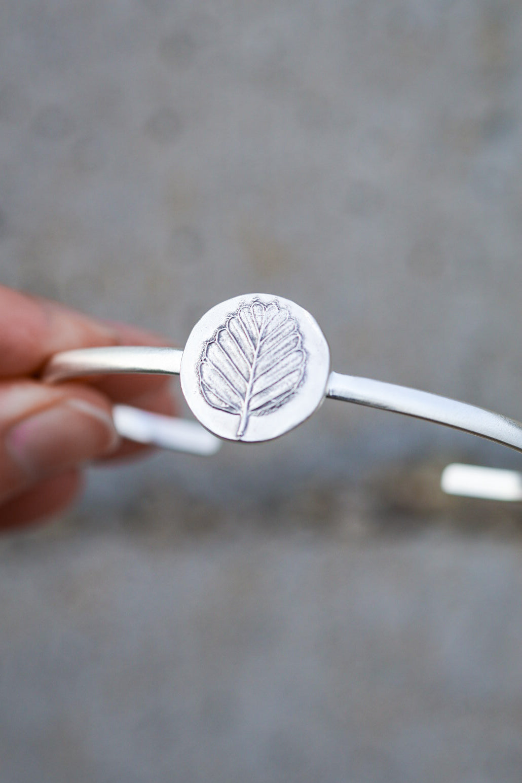 Myrtle Leaf Cuff Bracelet