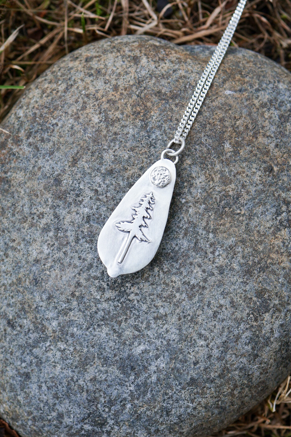 Tall Pine Reversible Necklace with Broken Arrow Variscite