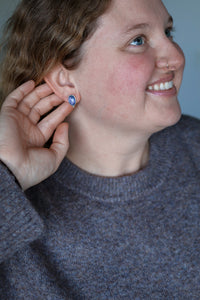 Tanzanite Stud Earrings