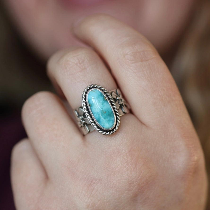 Forget Me Not Ring- Size 7.5