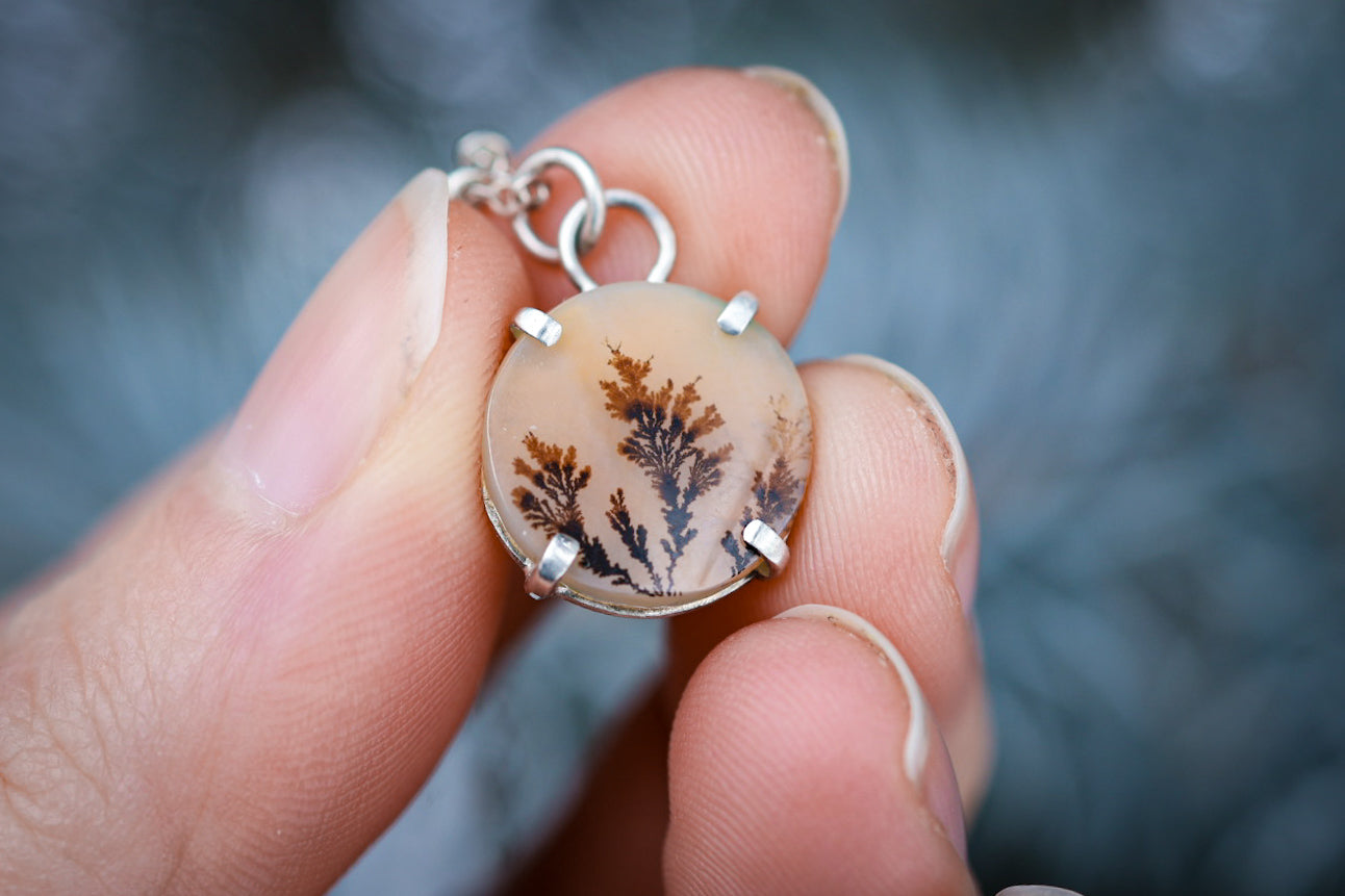 Dendritic Agate Necklace